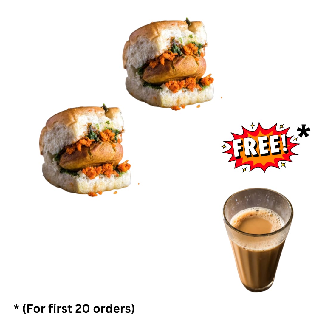Vada Pav with free Chai